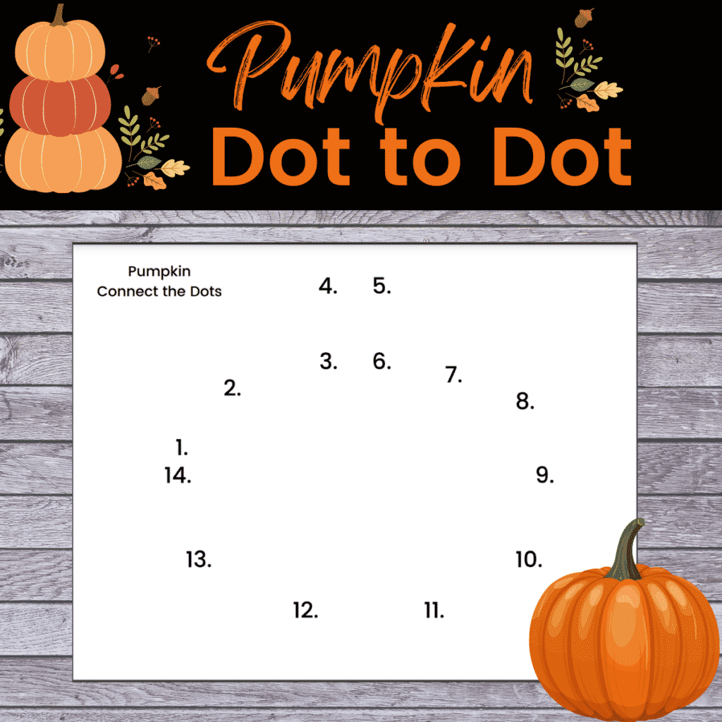 Free Halloween Dot To Dot Printables Instant Download