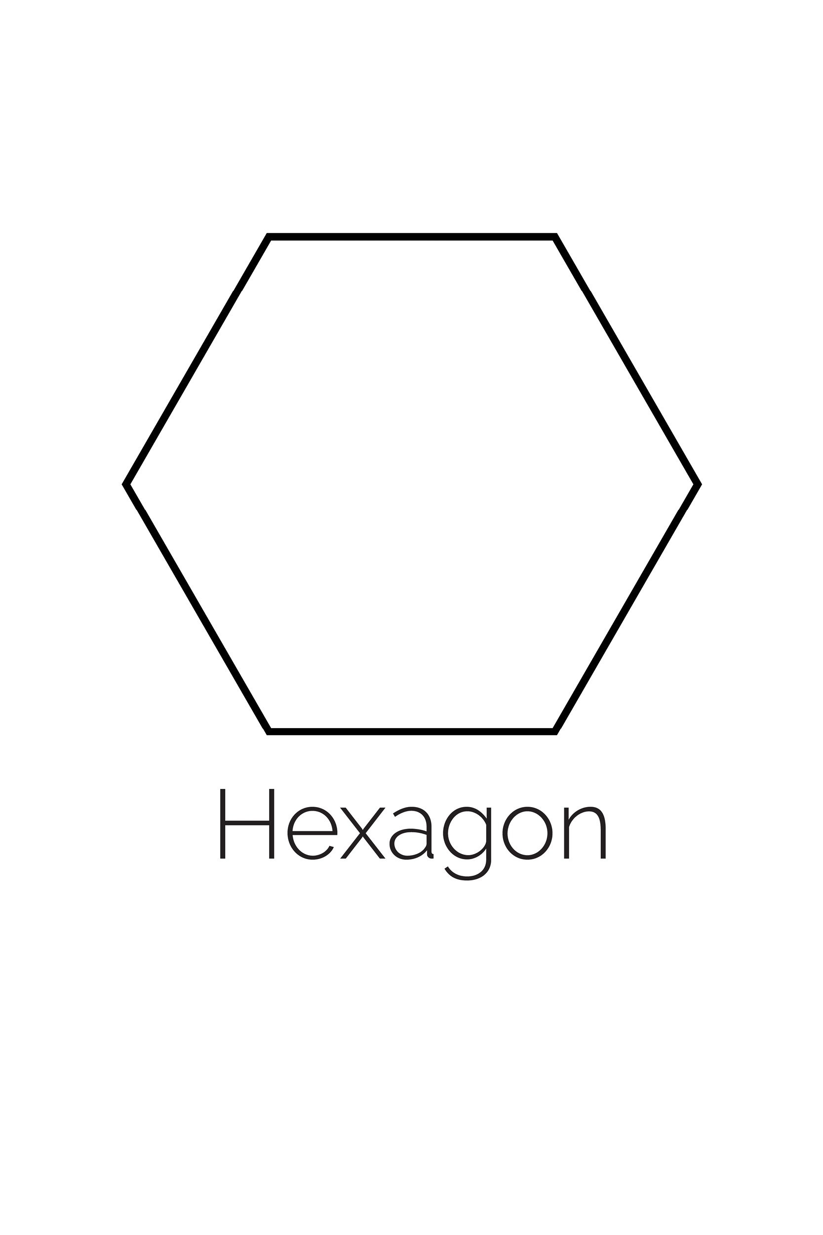 Free Hexagon Templates Hexagon Printables For Crafts And Worksheets Library