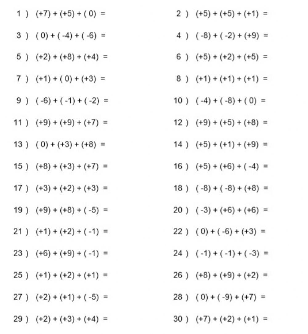 Free Integer Order Of Operation Worksheet Download Free Integer Order Of Operation Worksheet Png Images Free Worksheets On Clipart Library