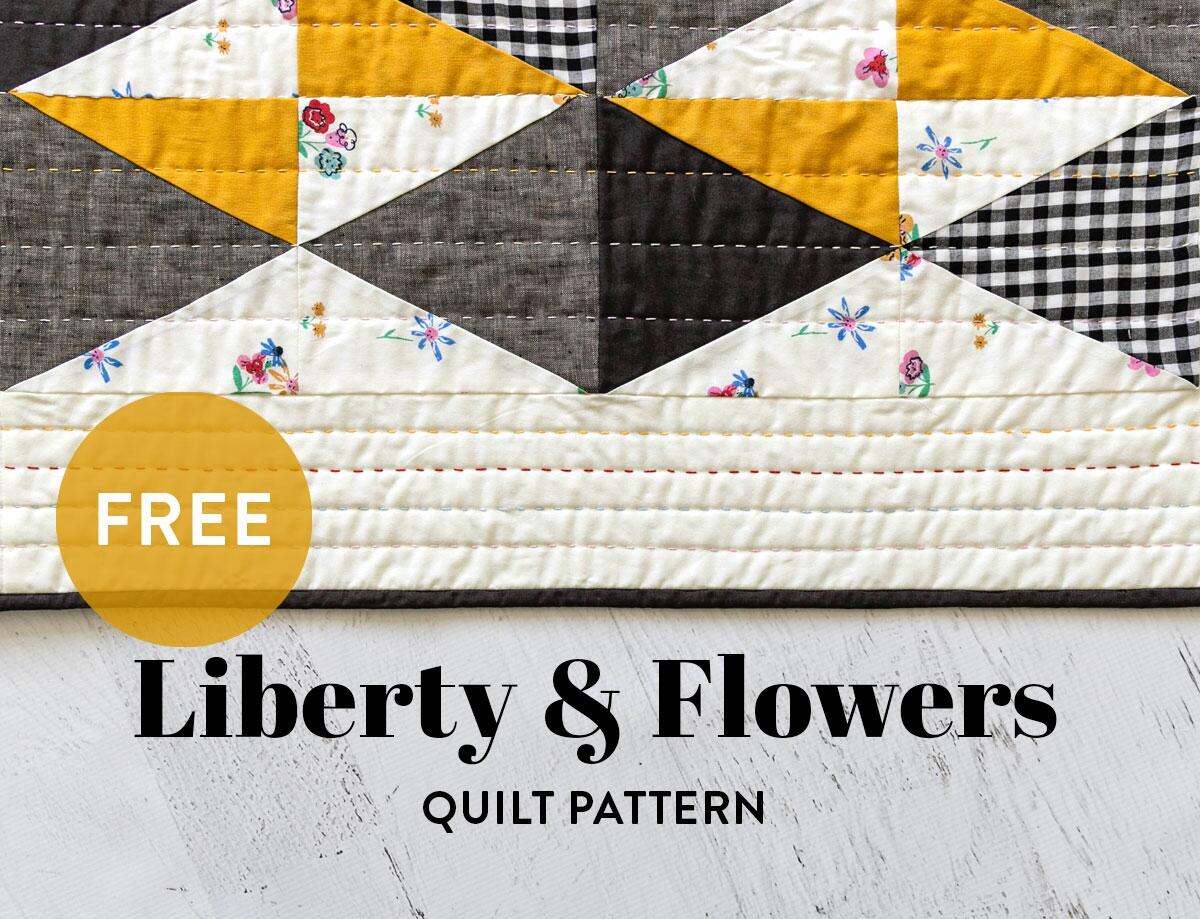 Free Liberty Flowers Quilt Pattern Suzy Quilts Free Liberty Flowers Quilt Pattern Suzy Quilts