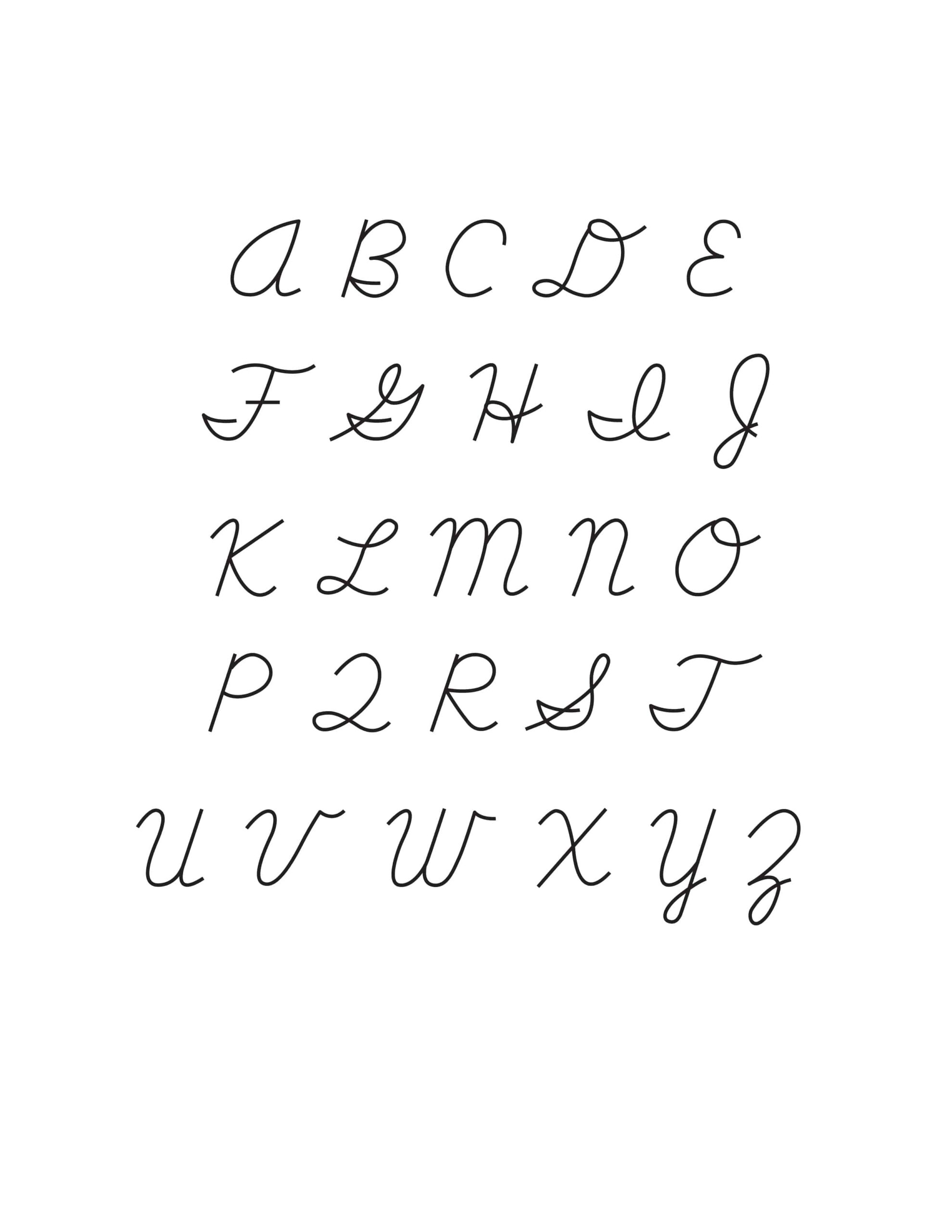 My English Capital Cursive Letter Practice R PenmanshipPorn
