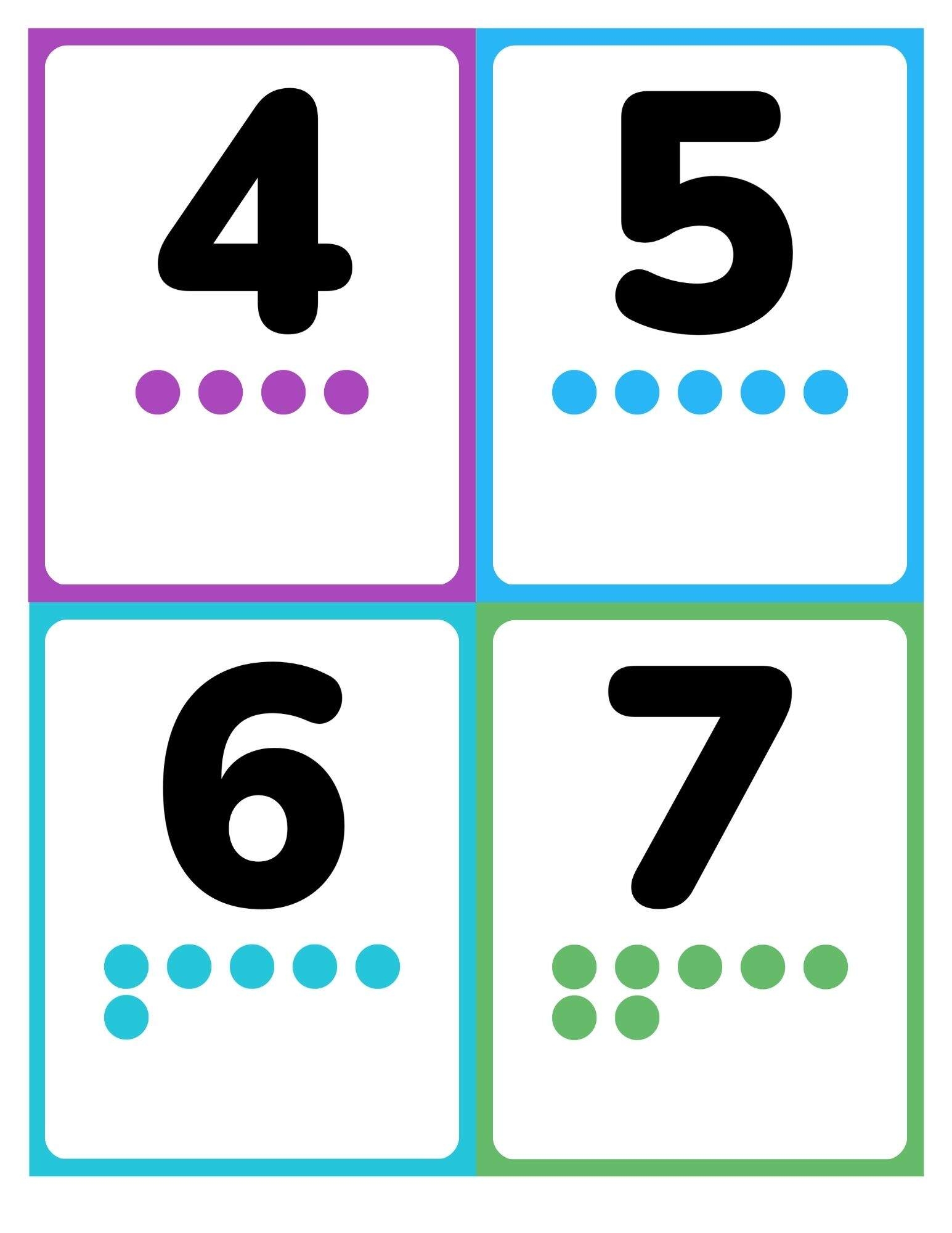 Free Printable Number Flashcards 0 20 With Pictures