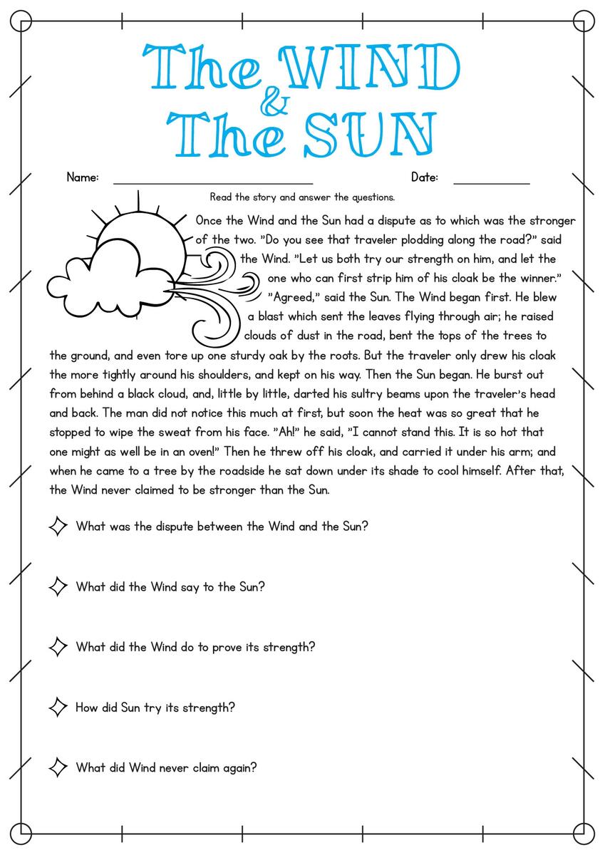Free Printable Reading Comprehension Worksheet For 4th Grade Download Free Printable Reading Comprehension Worksheet For 4th Grade Png Images Free Worksheets On Clipart Library