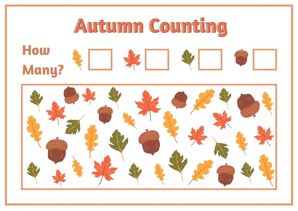 Free To Edit Autumn Themed Worksheet Templates Canva Fall Letter Match Worksheet Free Printable Digital PDF