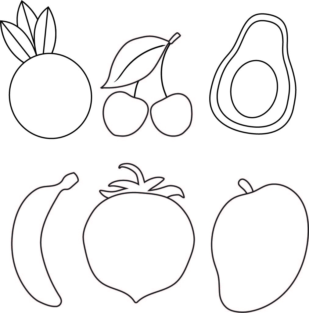 Fruit Cut Out Printable Printable Party Favors
