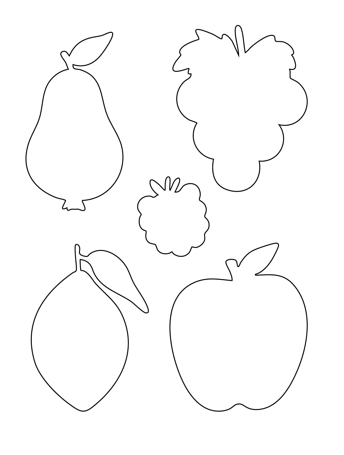 Fruit Cutouts 10 Free PDF Printables Printablee