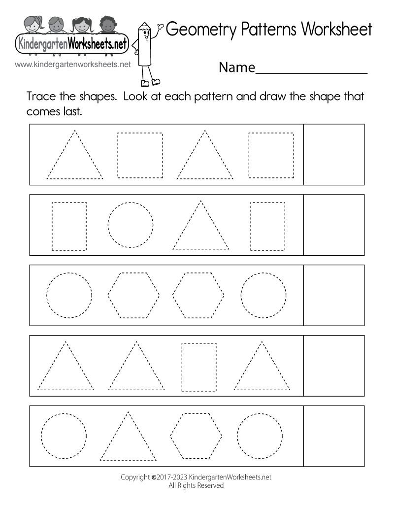 Pattern Worksheets Free Printables By Storyboard That