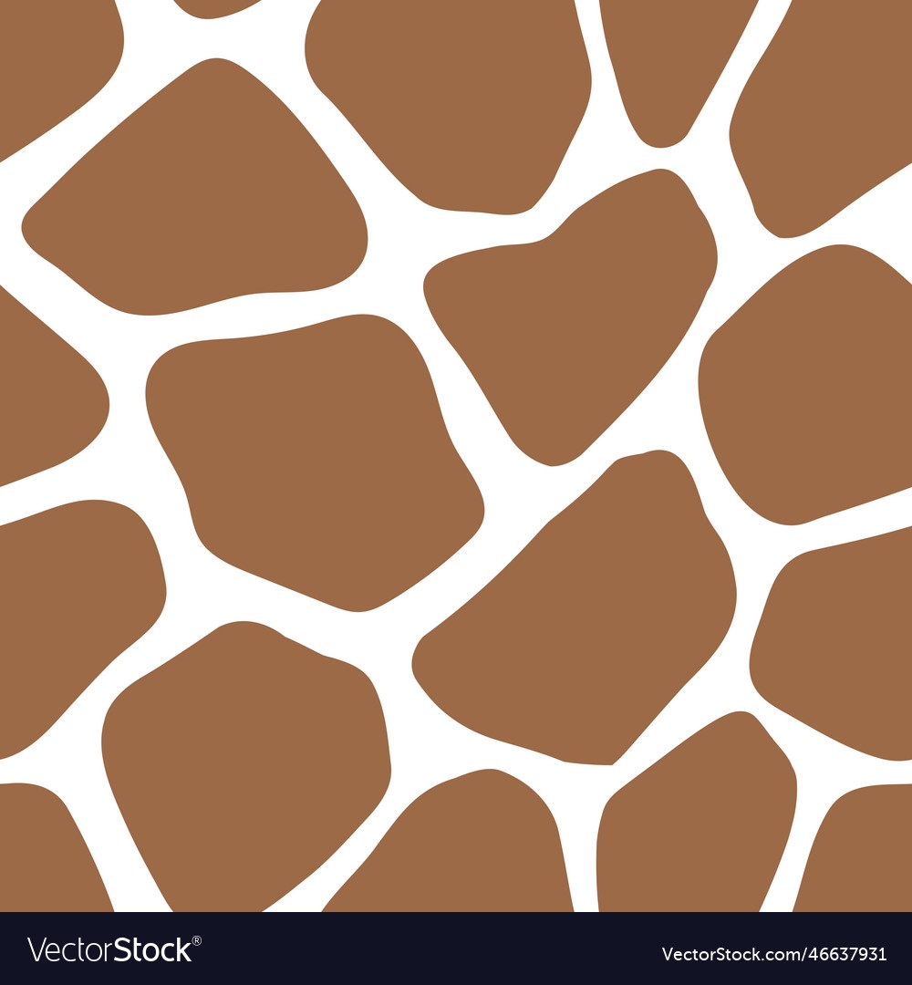 Giraffe Seamless Pattern Skin Print Design Royalty Free Vector VectorStock
