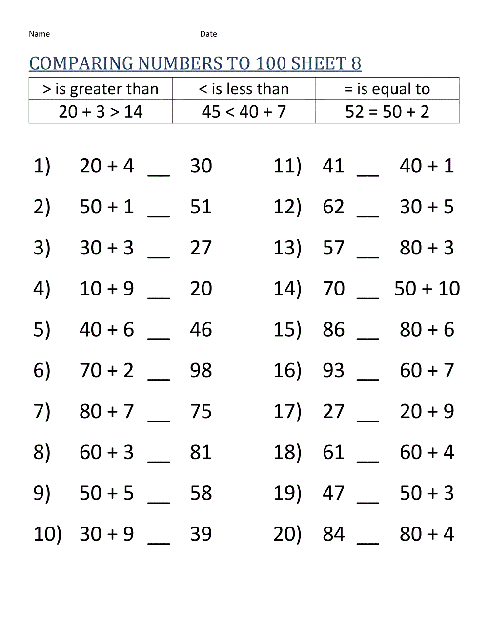 Eighth Grade Multiplication Of Exponents Worksheet