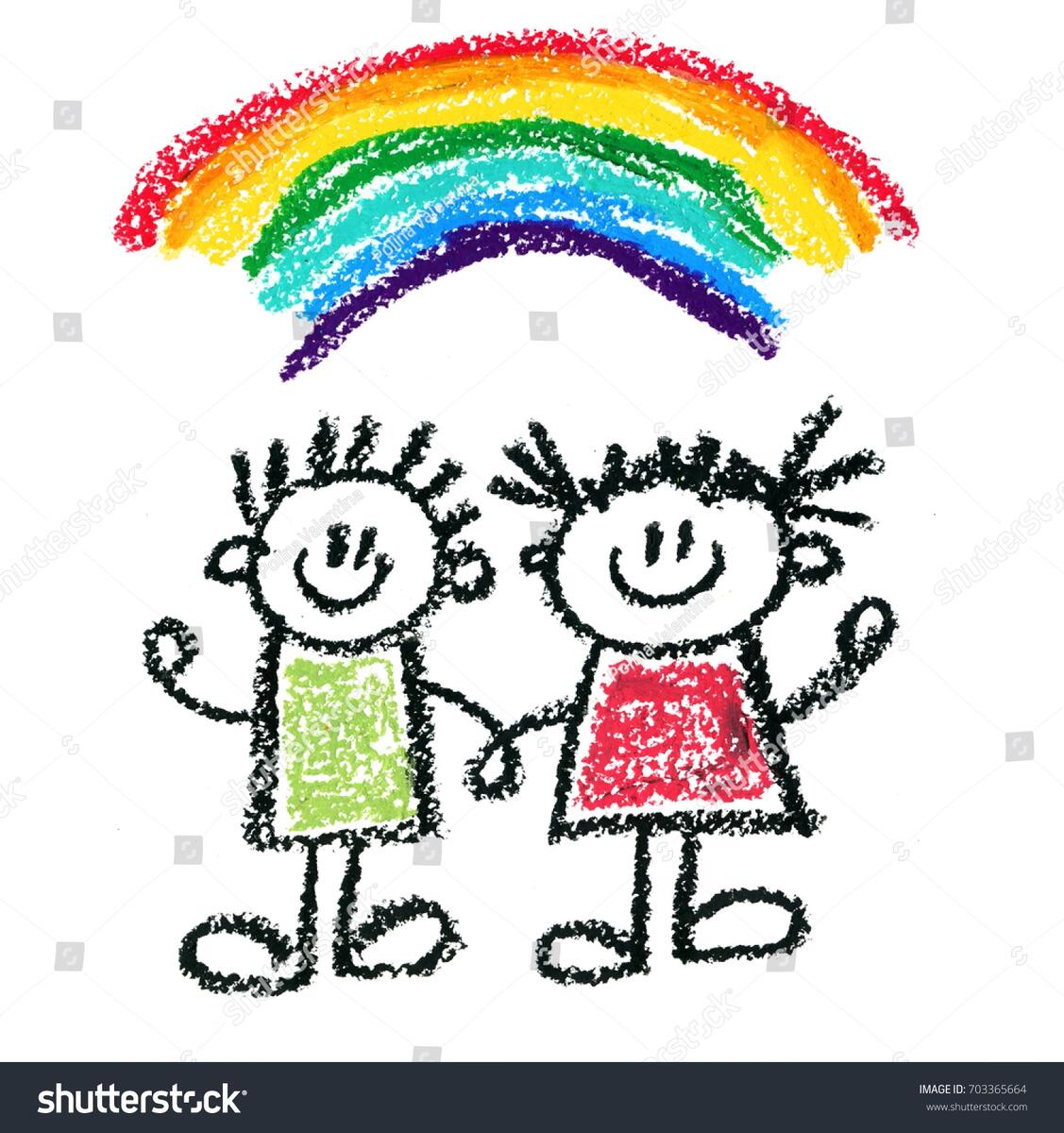 Happy Children Kids Drawing Style Kindergarten Stock Illustration 703365664 Shutterstock Happy Children Kids Drawing Style Kindergarten Stock Illustration 703365664 Shutterstock