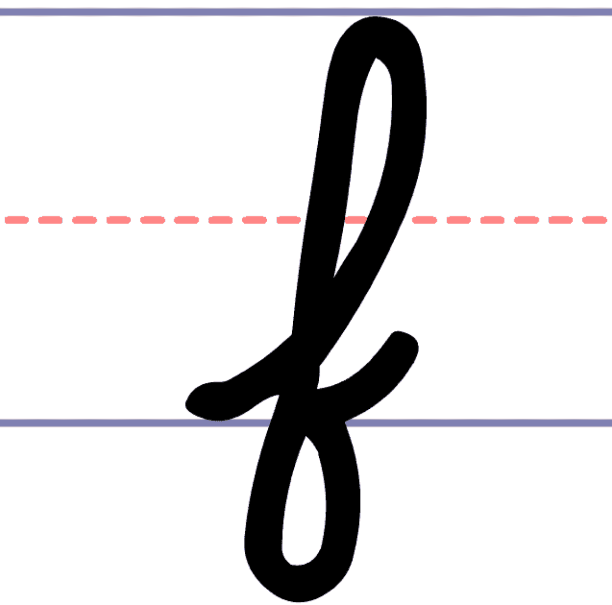 How To Write A Cursive Lowercase F How To Write A Cursive Lowercase F