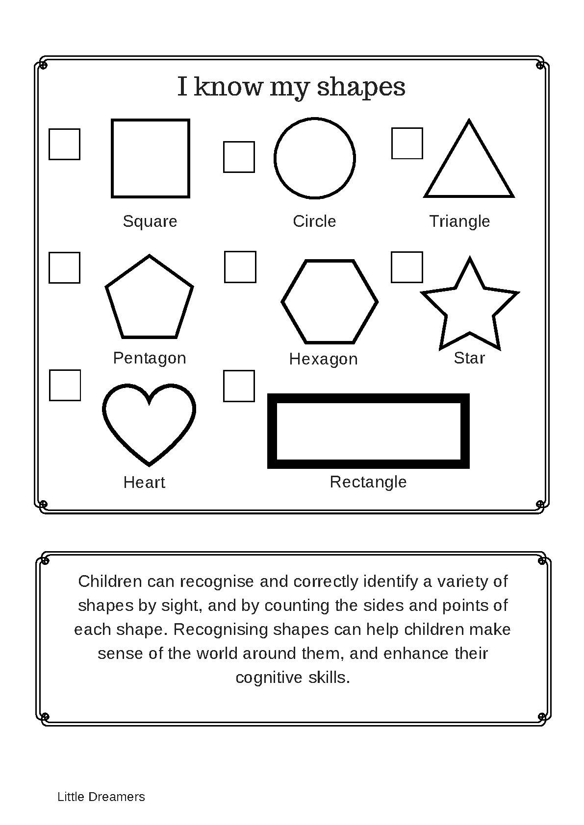 I Know My Shapes By Kindy Content With Abigail TPT