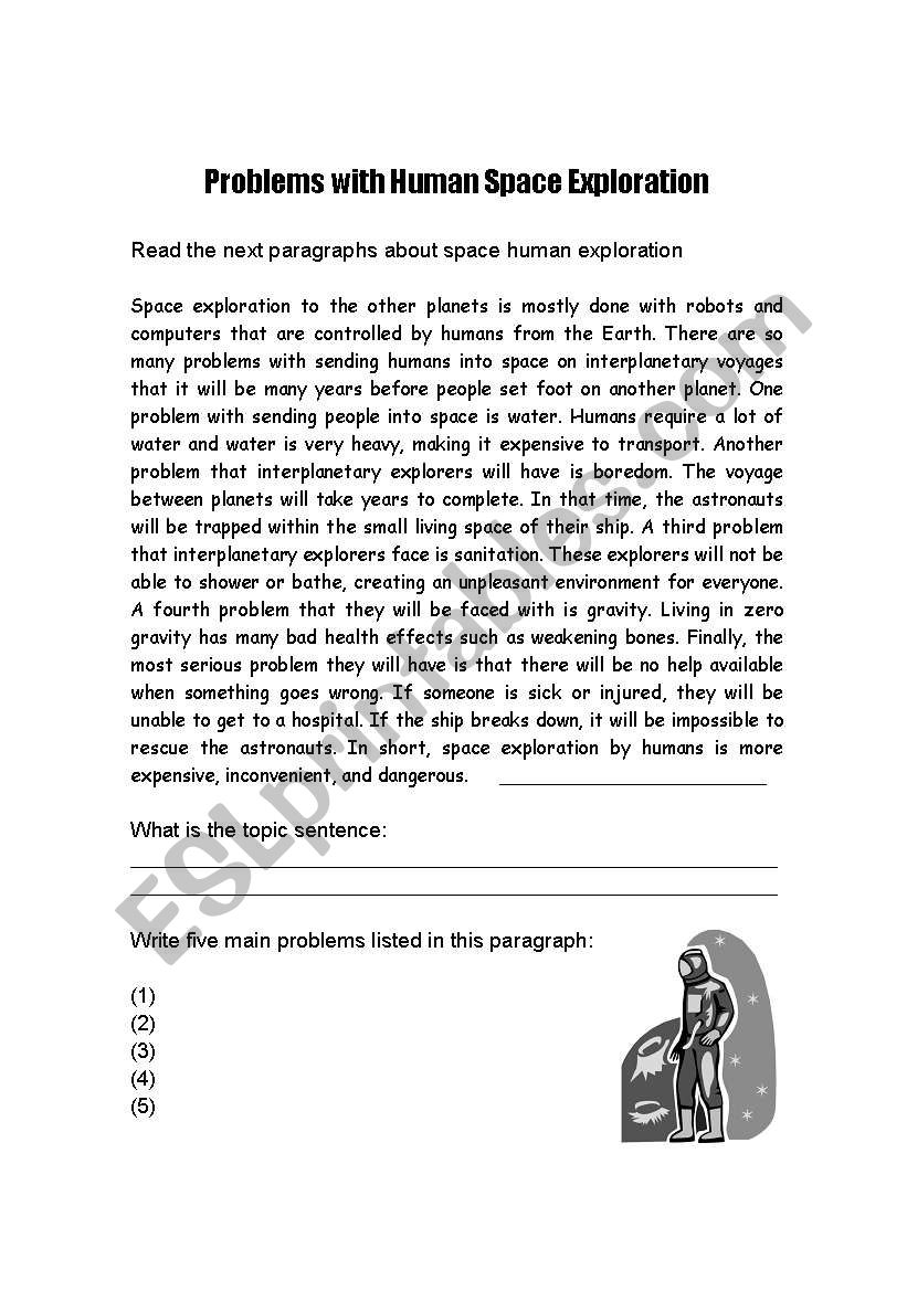 Identifying Parts Of A Paragraph ESL Worksheet By AllisonR