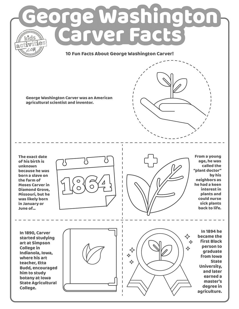 Interesting George Washington Carver Facts Kids Activities Blog Interesting George Washington Carver Facts Kids Activities Blog