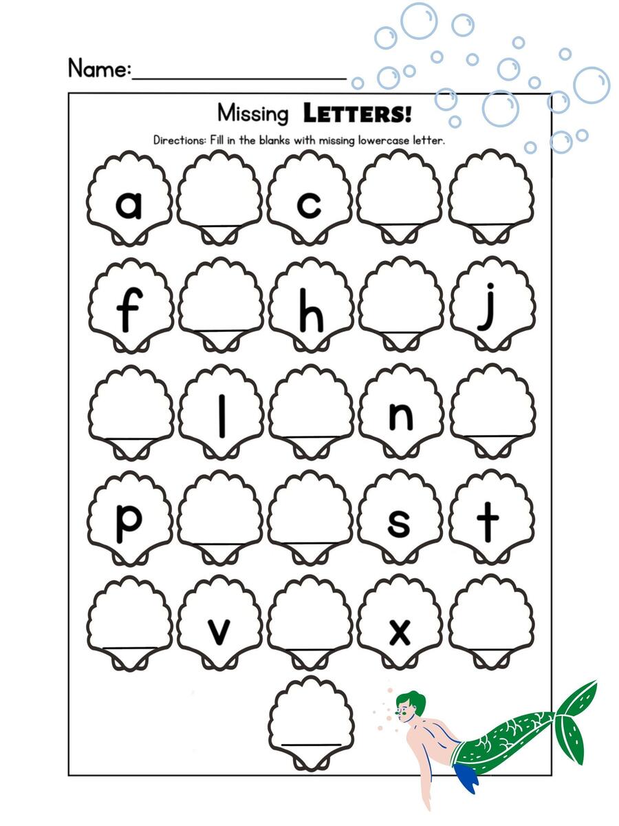 KG Missing Letter Lowercase Etsy
