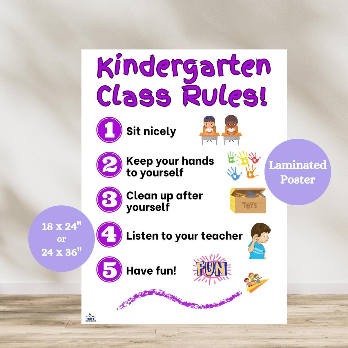 Kindergarten Classroom Rules Poster Kindergarten Classroom Agreements Anchor Charts For Kindergarten Classroom Classroom Management Etsy