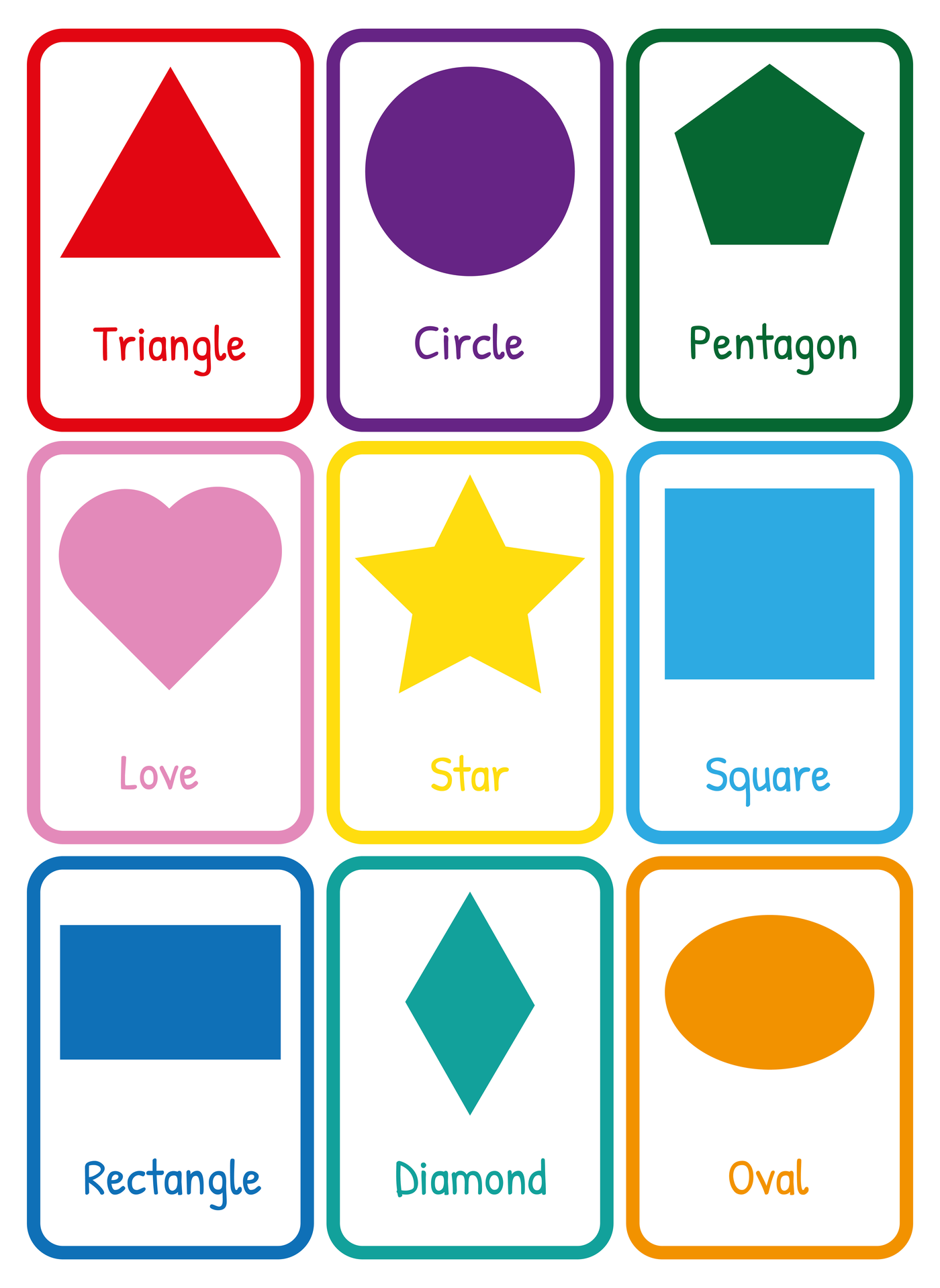 Large Shapes For Toddlers 11 Free PDF Printables Printablee Shape Template Free Printables Superstar Worksheets