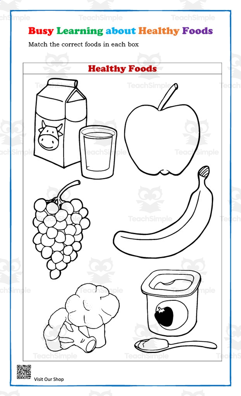 Healthy And Unhealthy Food Vocabulary Worksheets 7ESL