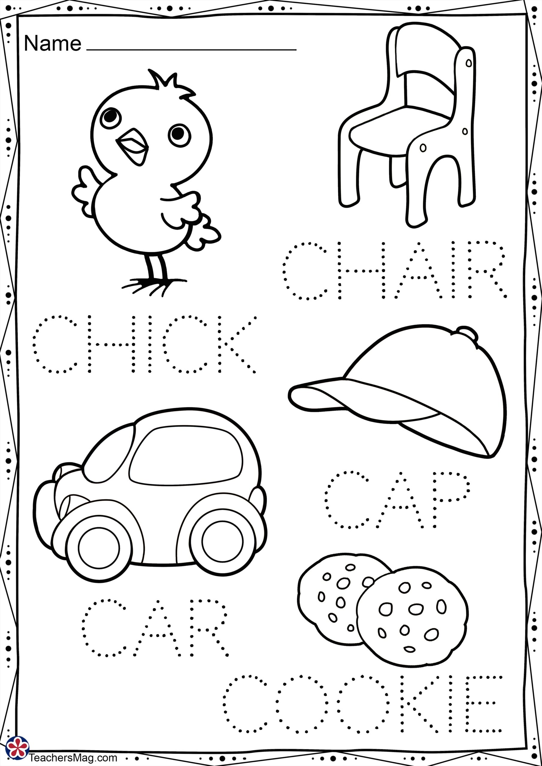 Free Letter C Alphabet Learning Worksheet For Preschool