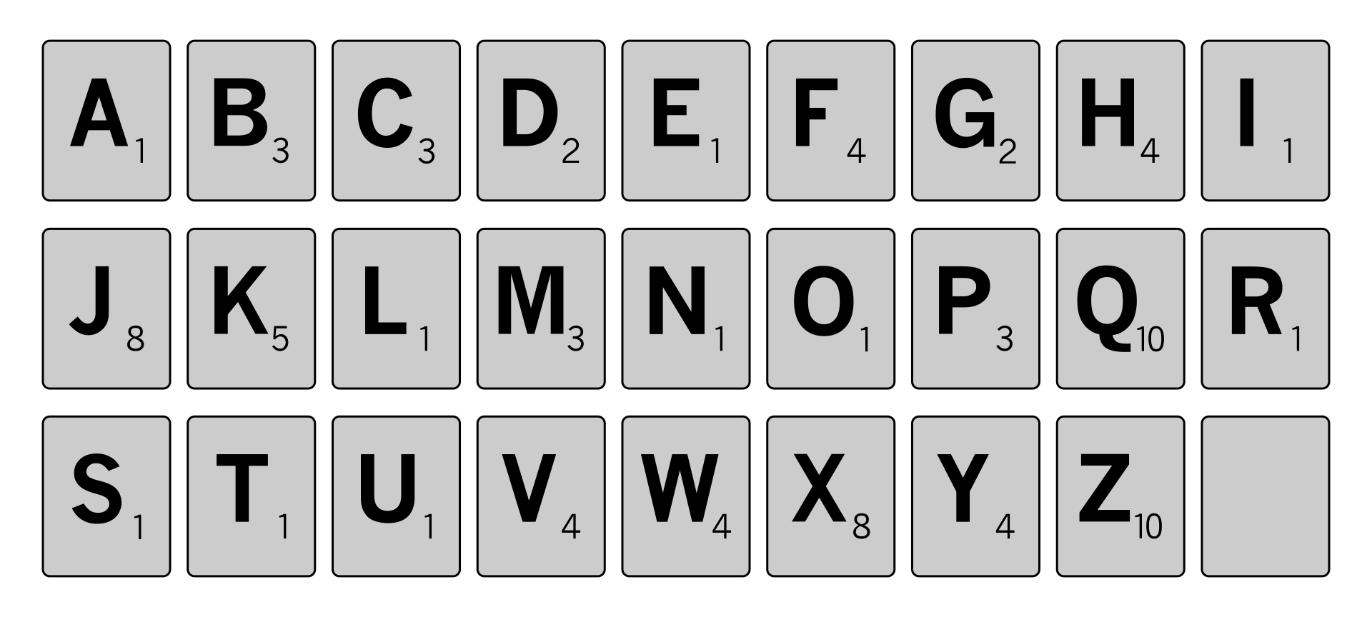 Letter Tiles 10 Free PDF Printables Printablee