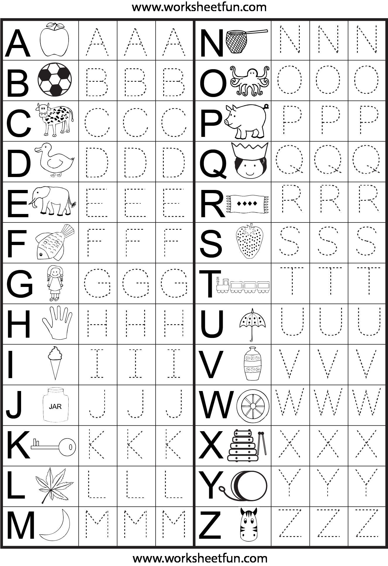 Buy Alphabet Tracing Worksheets ABC Practice Preschool Resources Printable Online In India Etsy