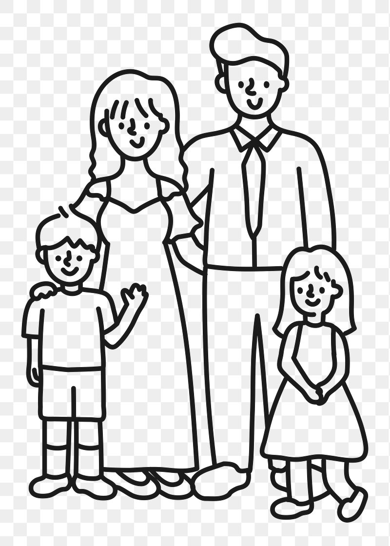 Line Drawing Family Images Free Photos PNG Stickers Wallpapers Backgrounds Rawpixel