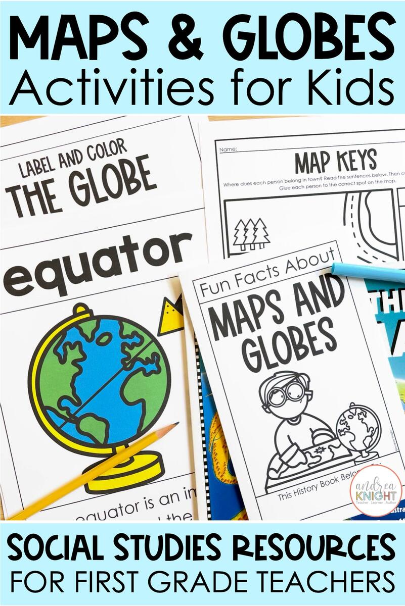 Maps And Globes Worksheets For First Grade