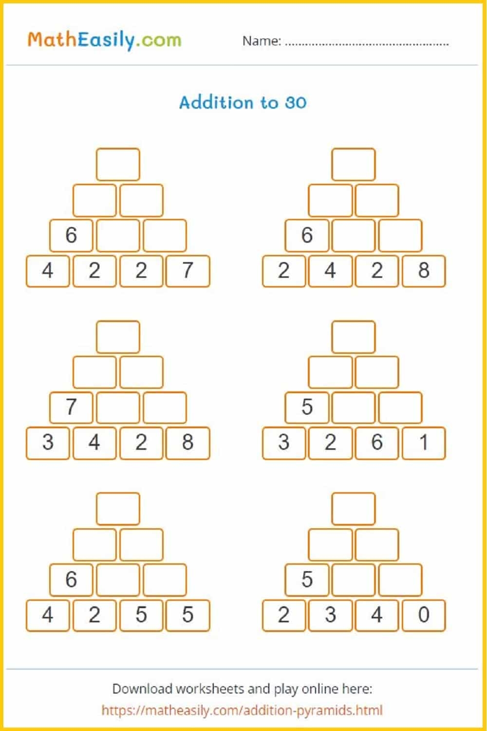 Word Pyramid Puzzle Maker