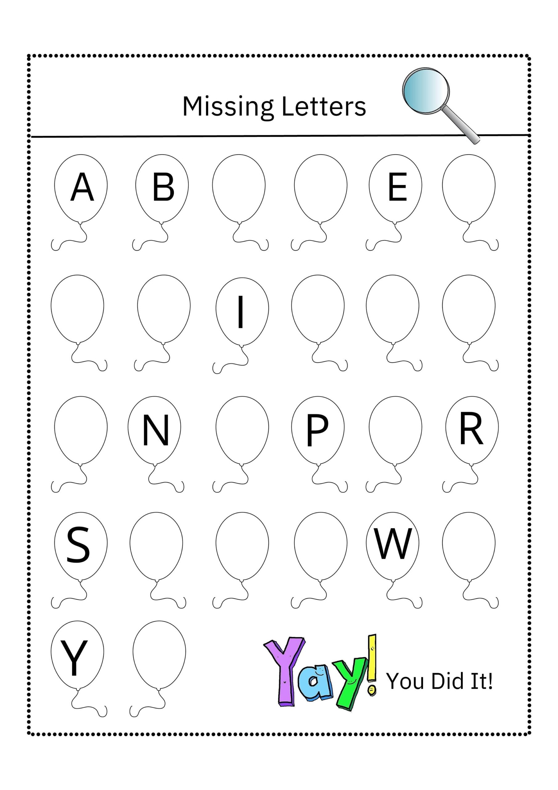 Missing Letter Worksheets Activity Pages Alphabet Letters Printables Instant Download Home Schooling Handwriting Practice Etsy Missing Letters Worksheets Made By Teachers