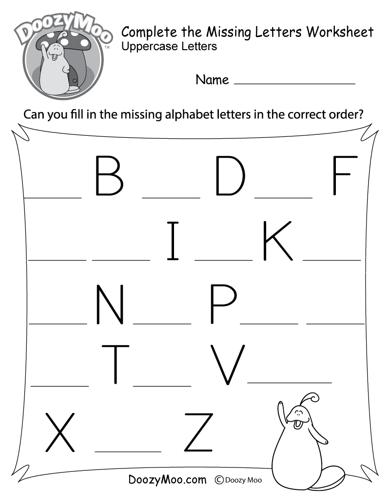 Missing Letter Worksheets Free Printables Doozy Moo CVC Missing Letter Worksheets For Phonics Practice