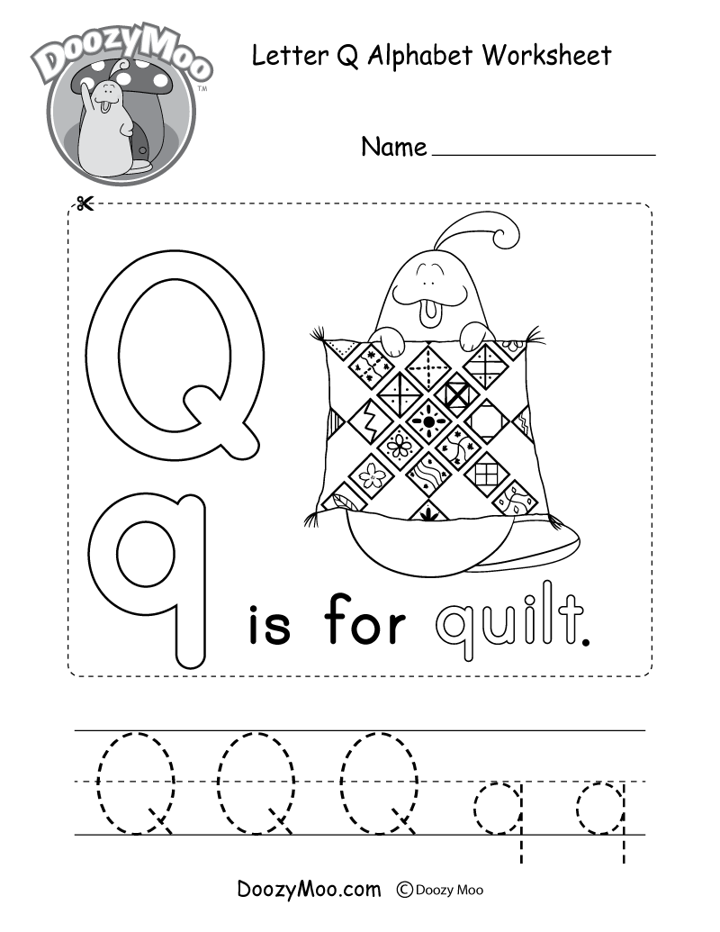 Letter Q Worksheets For Preschool Free Printable