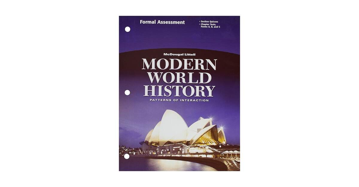Modern World History Patterns Of Interaction Formal Assessment Grades 9 12 Houghton Mifflin Houghton Mifflin 9780618409853 Amazon Books Modern World History Patterns Of Interaction Formal Assessment Grades 9 12 Houghton Mifflin Houghton Mifflin 9780618409853 Amazon Books