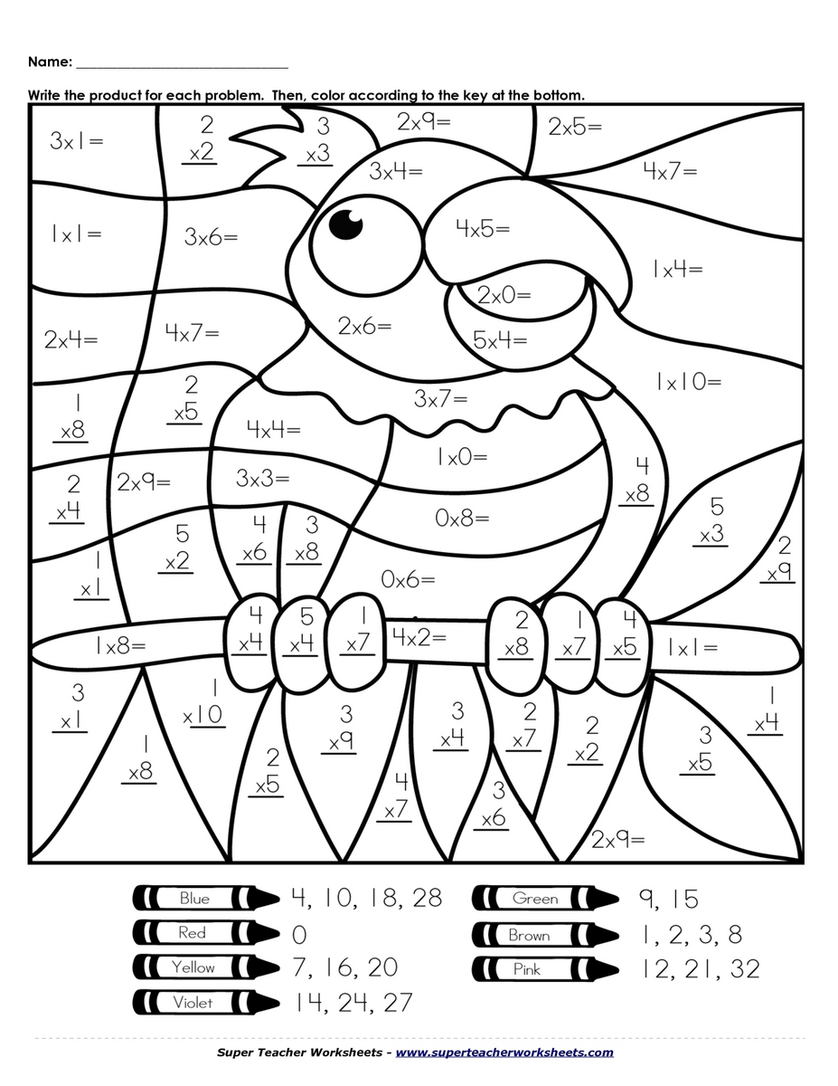 Multiplication Coloring Page Worksheets Library Multiplication Coloring Page Worksheets Library