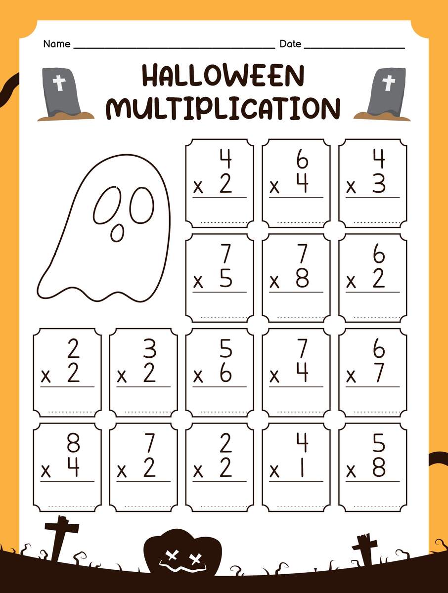 Multiplication Halloween Worksheets 15 Free PDF Printables Printablee