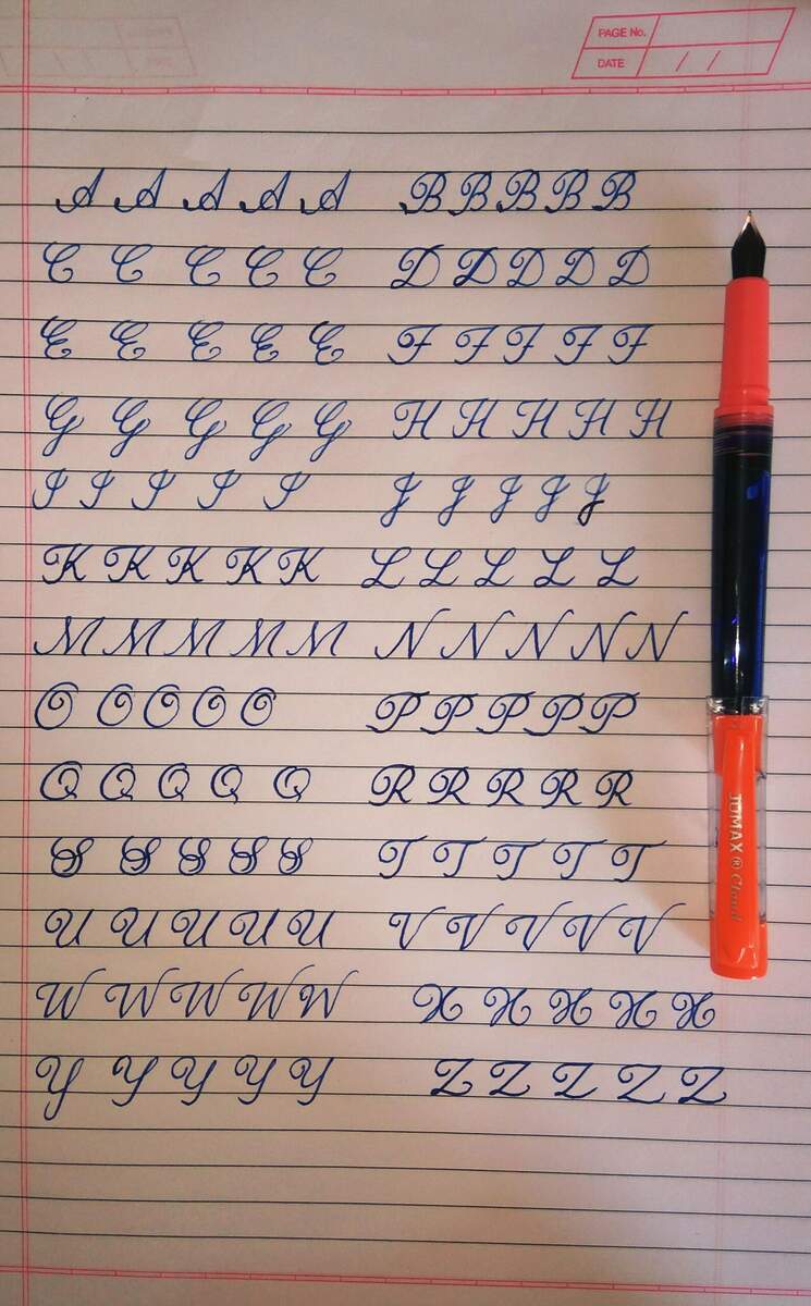 My English Cursive Letter Practice A Z R PenmanshipPorn My English Cursive Letter Practice A Z R PenmanshipPorn