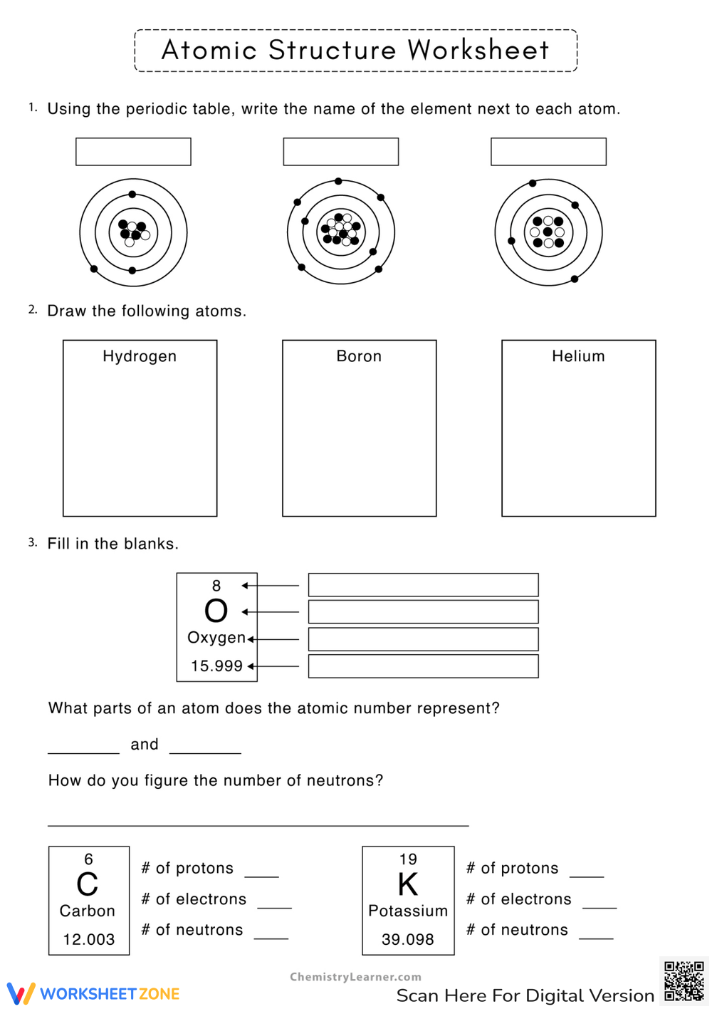 NEVER TRUST AN ATOM THEY MAKE UP EVERYTHING ATOMIC STRUCTURE Worksheets Library