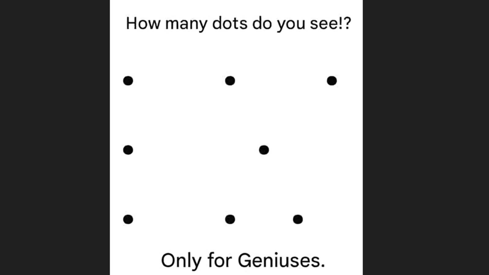 Optical Illusion Count All The Dots In This Tricky Image To Claim Internet S Brainmaster Title Trending
