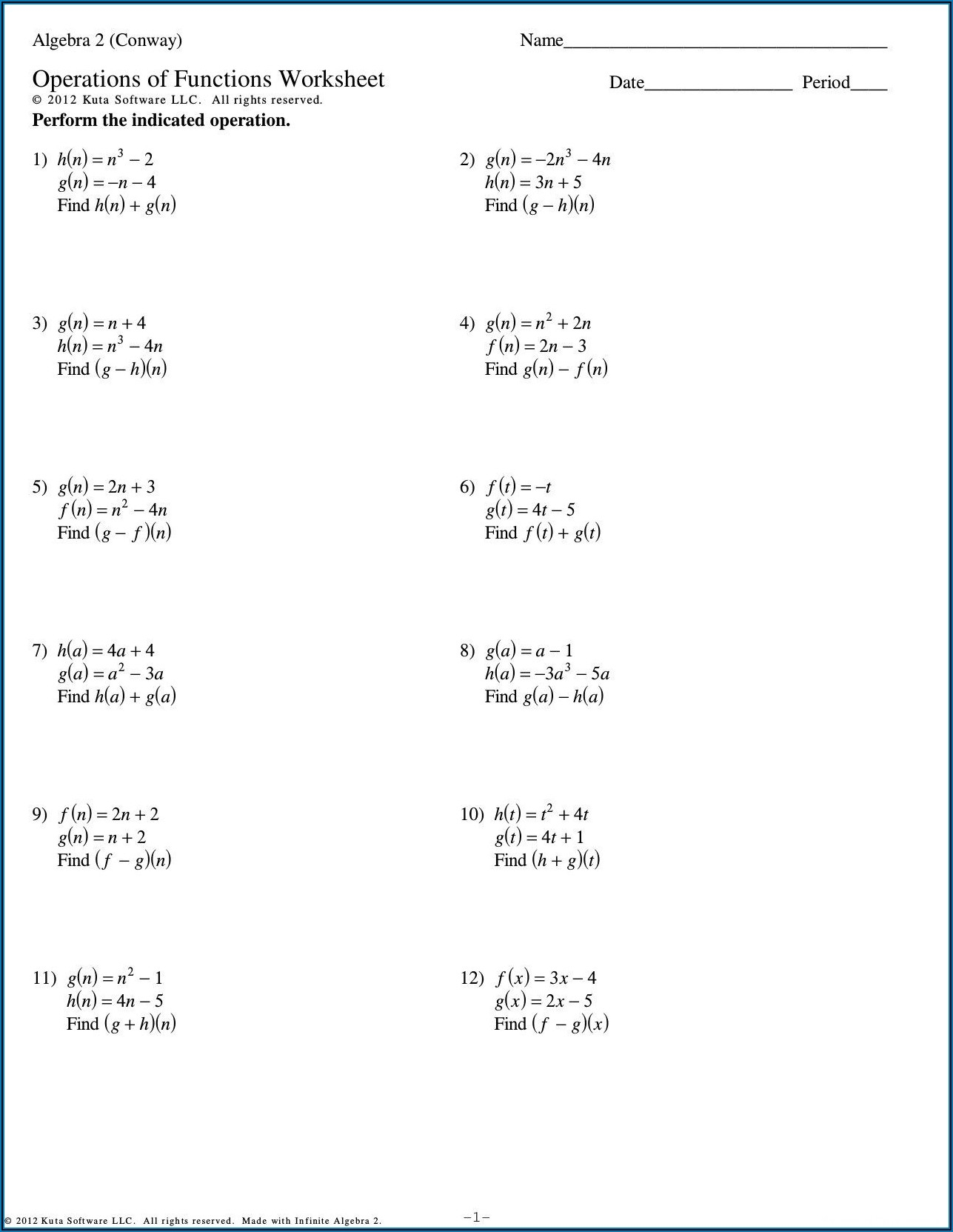 Order Of Operations Kuta Worksheet Worksheets Library Order Of Operations Kuta Worksheet Worksheets Library