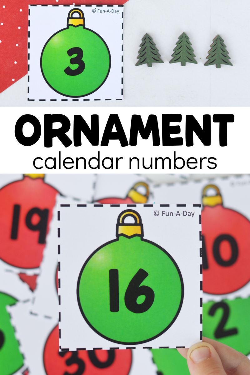 Ornament Calendar Numbers Free Printable Fun A Day Ornament Calendar Numbers Free Printable Fun A Day