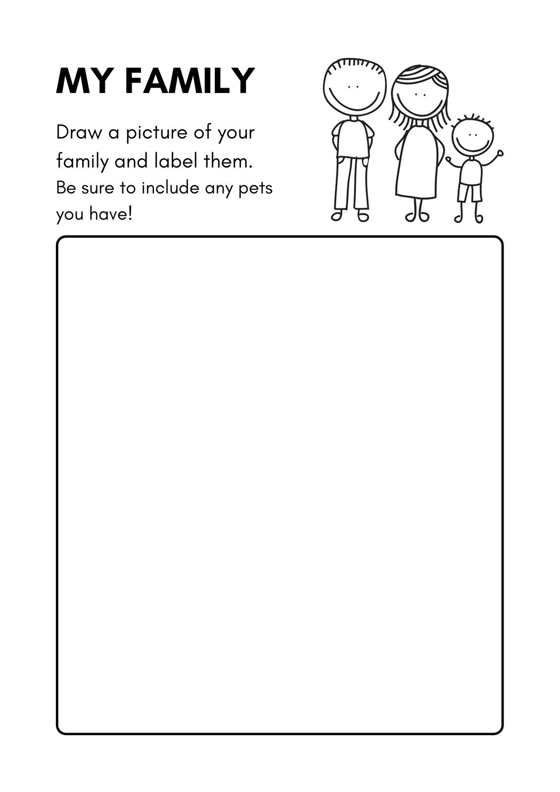 Page 12 Free Editable Kindergarten Worksheet Templates Worksheets Library Line Drawing Family Images Free Photos PNG Stickers Wallpapers Backgrounds Rawpixel