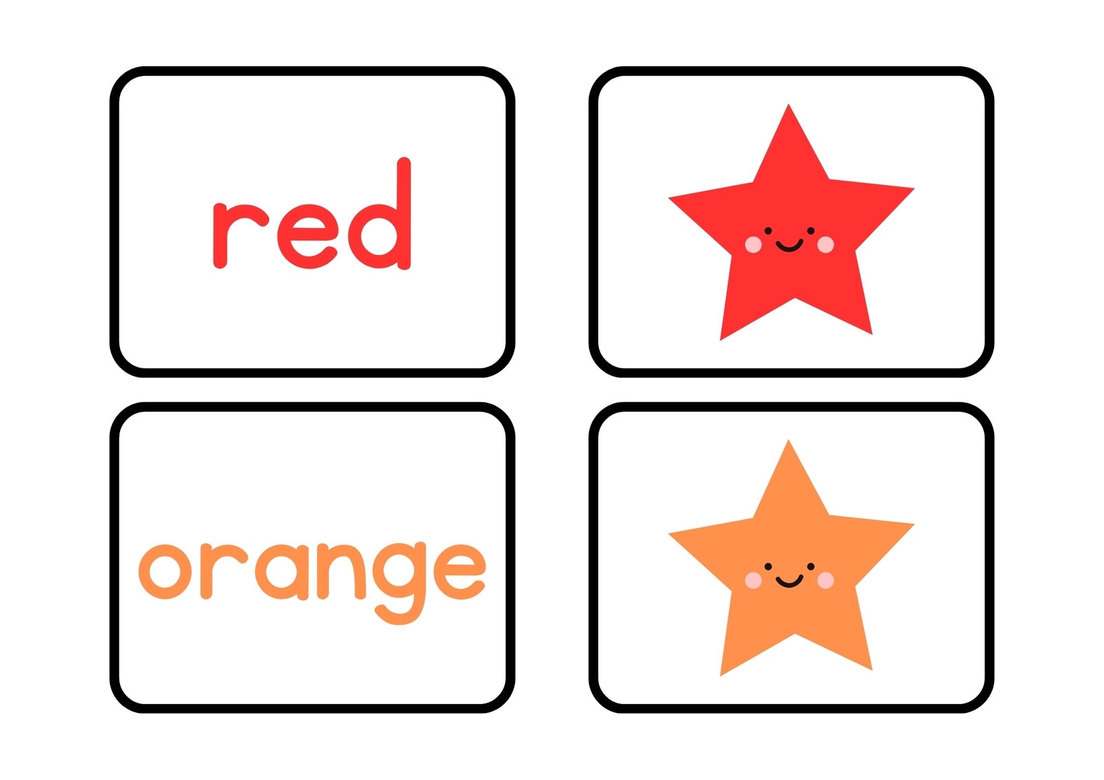 Page 3 Free Color Flashcard Templates To Edit And Print Canva