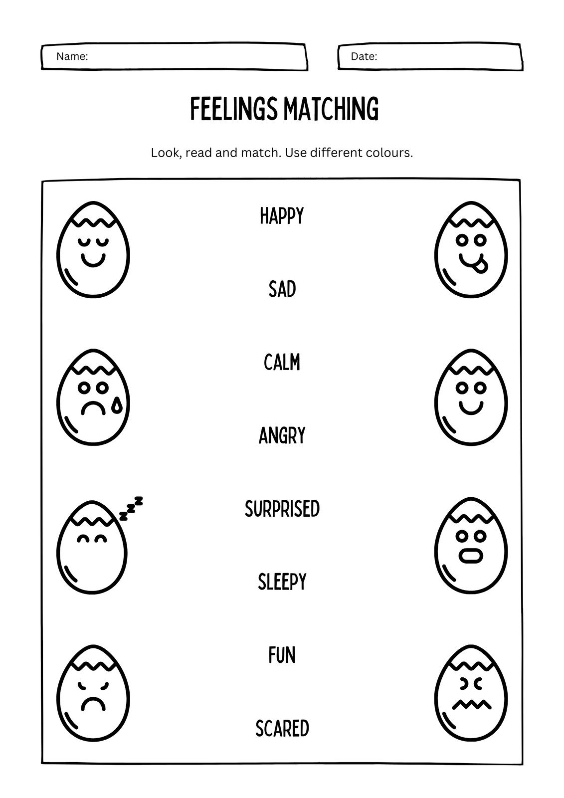 Page 4 Free Printable 2nd Grade Reading Worksheet Templates Canva