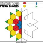 Pattern Block Mats free Printable The Activity Mom