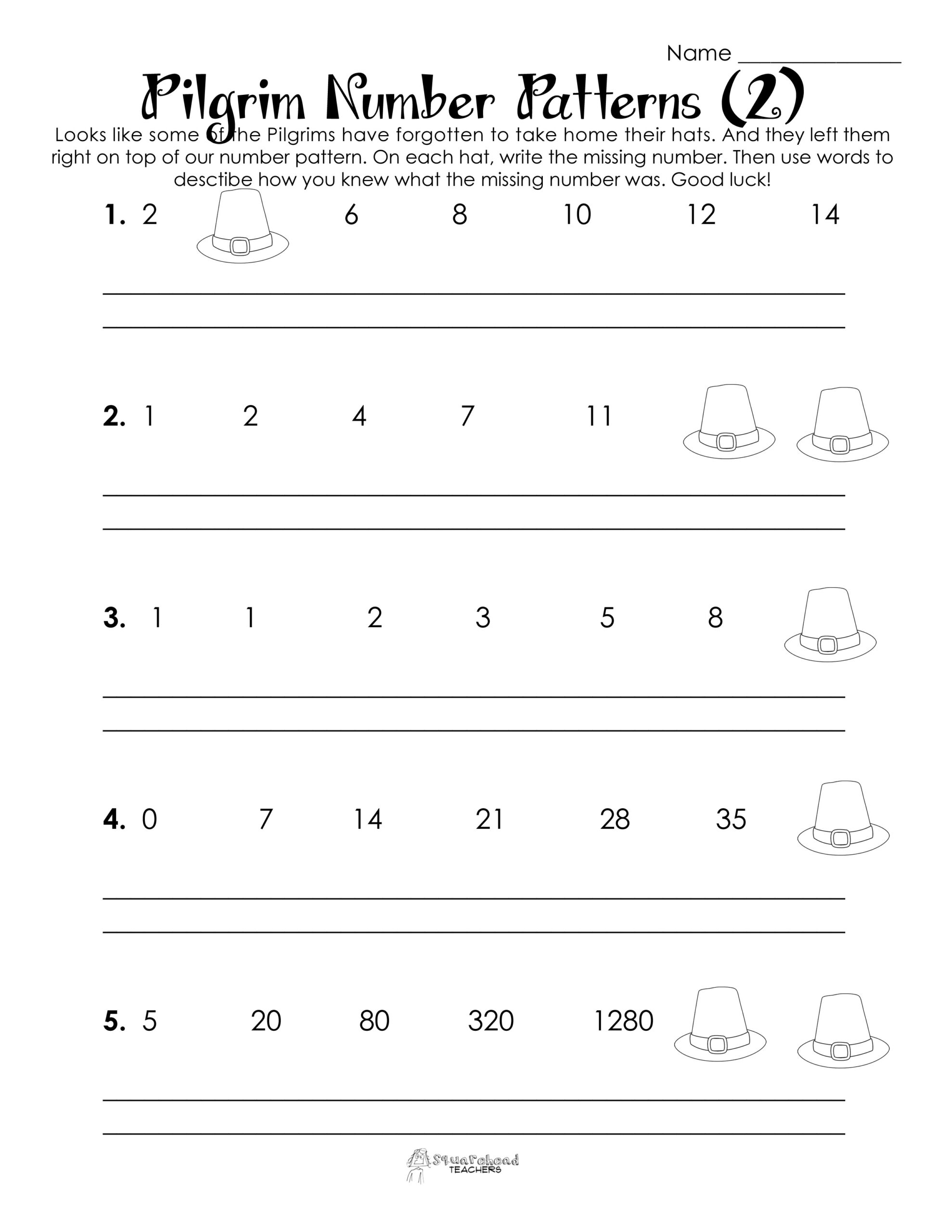 Patterns Sequences Squarehead Teachers Page 4