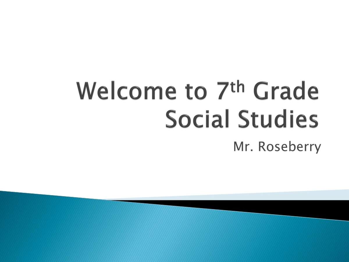 PPT Welcome To 7 Th Grade Social Studies PowerPoint Presentation Free Download ID 9151160