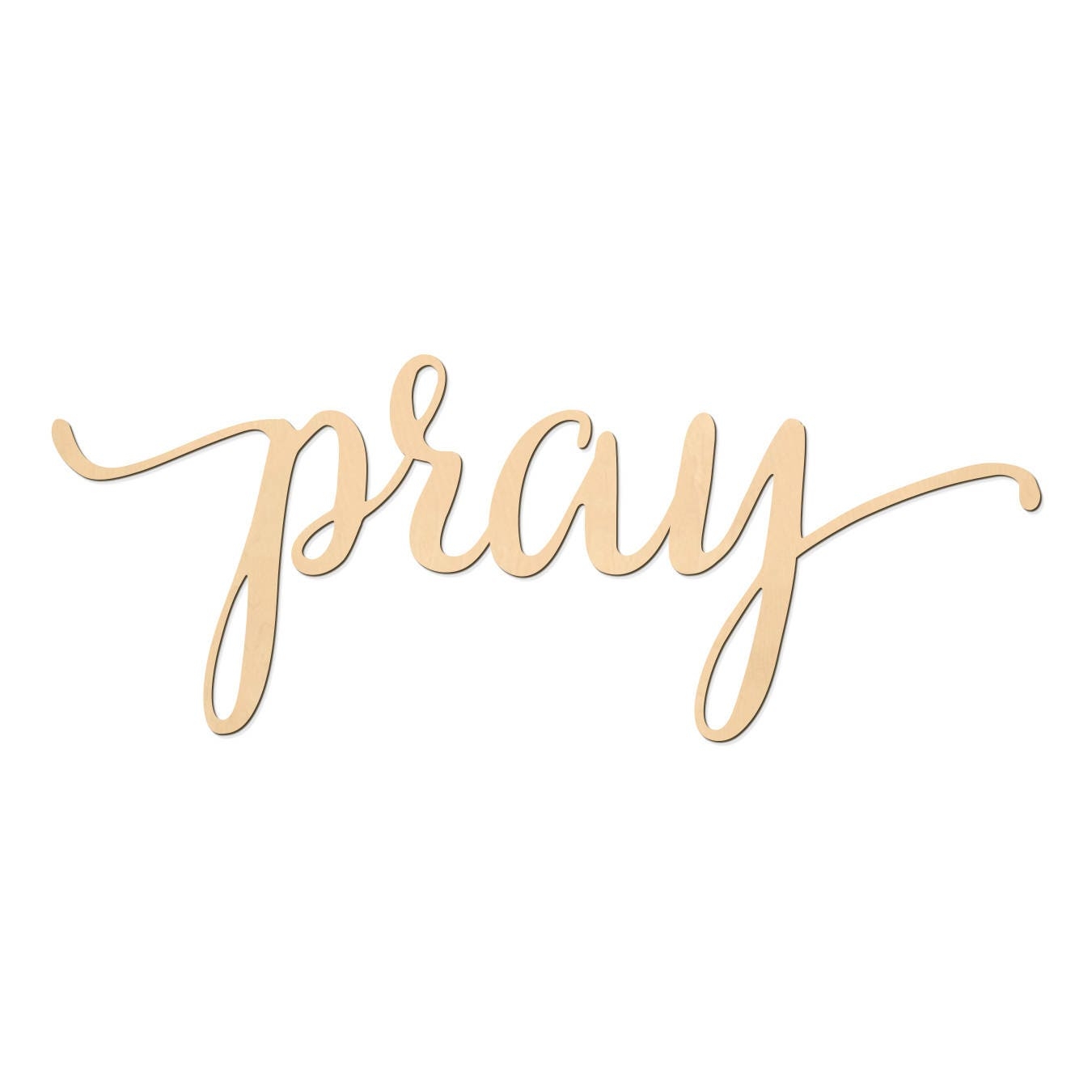 Pray Script Word Wood Sign Wooden Words Sign Art Rustic Cursive Word Room Decoration Wall Hanging Laser Cut Unfinished Wood 3017 Etsy Baby Handwritten Word Cursive Script Vector Image Cut Files With SVG Eps Pdf Png Pdf And Jpg Instant Digital Download Etsy