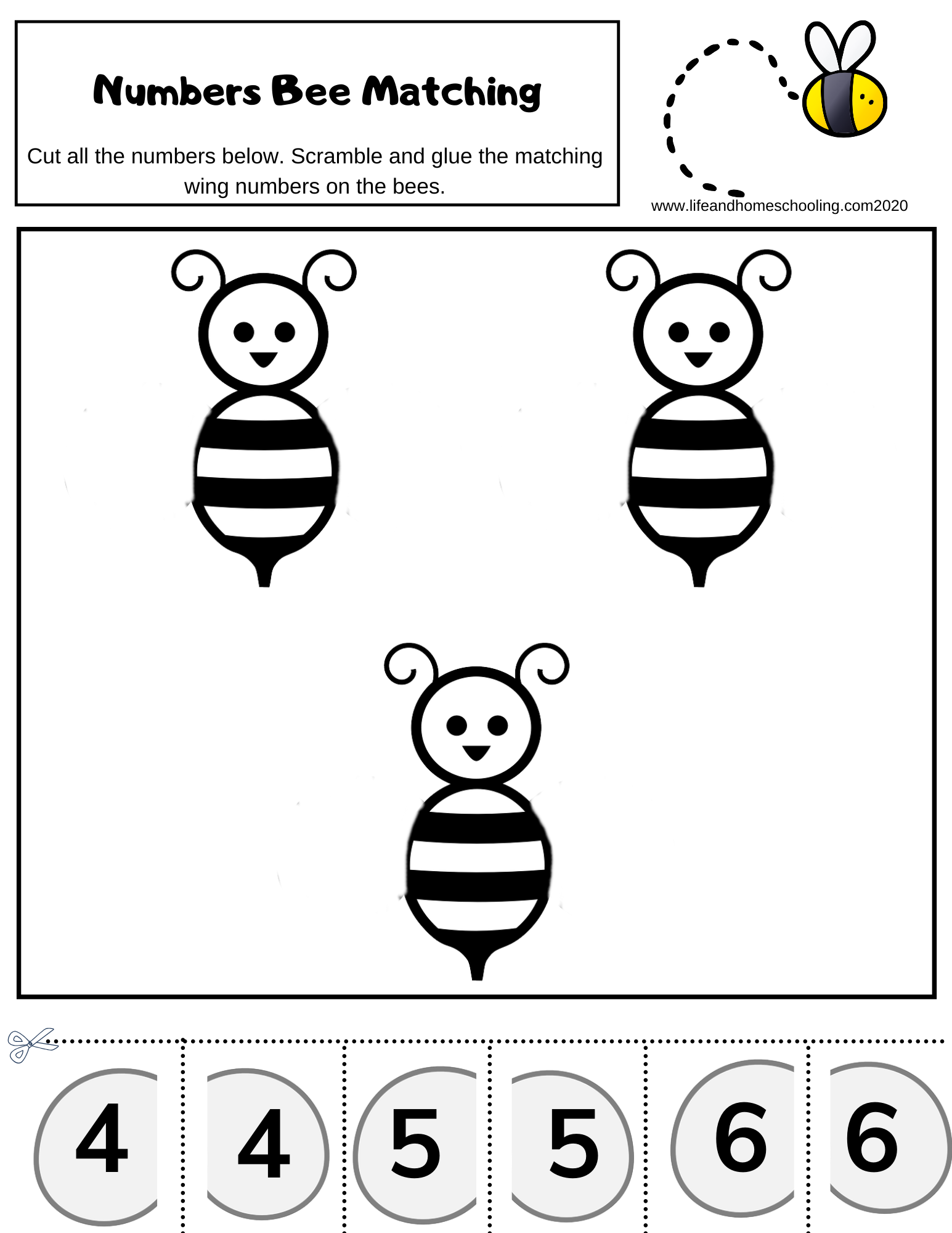 Fall Numbers Matching Made By Teachers