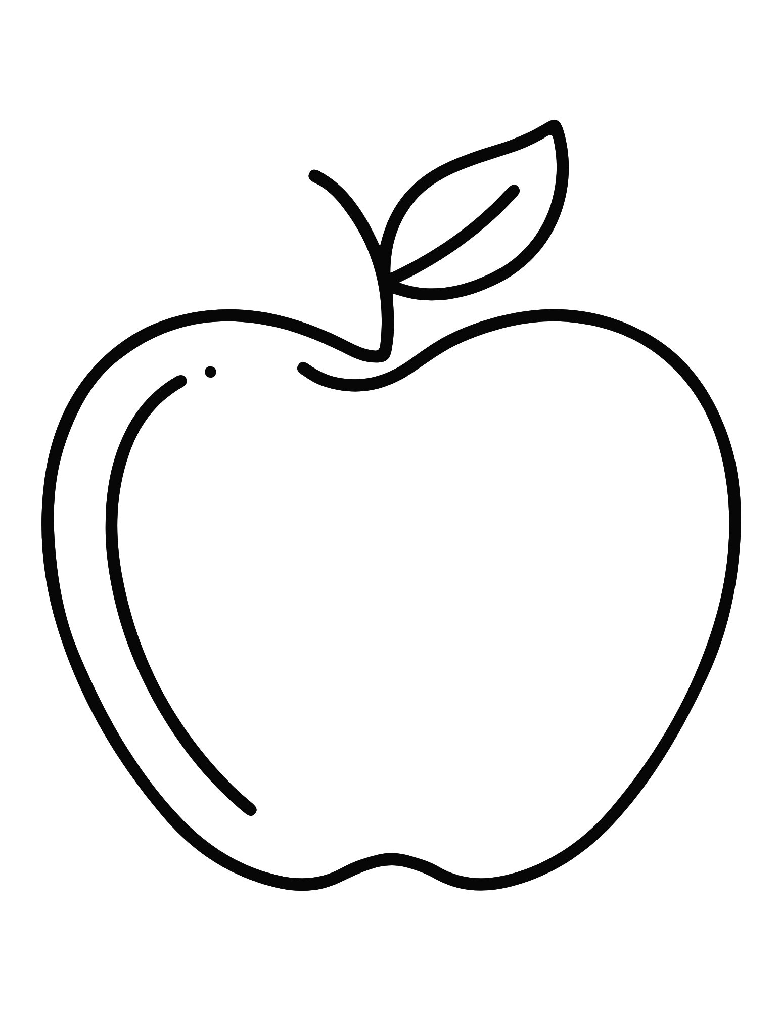 Apple Coloring Pages Free Printables Cute Coloring Pages For Kids