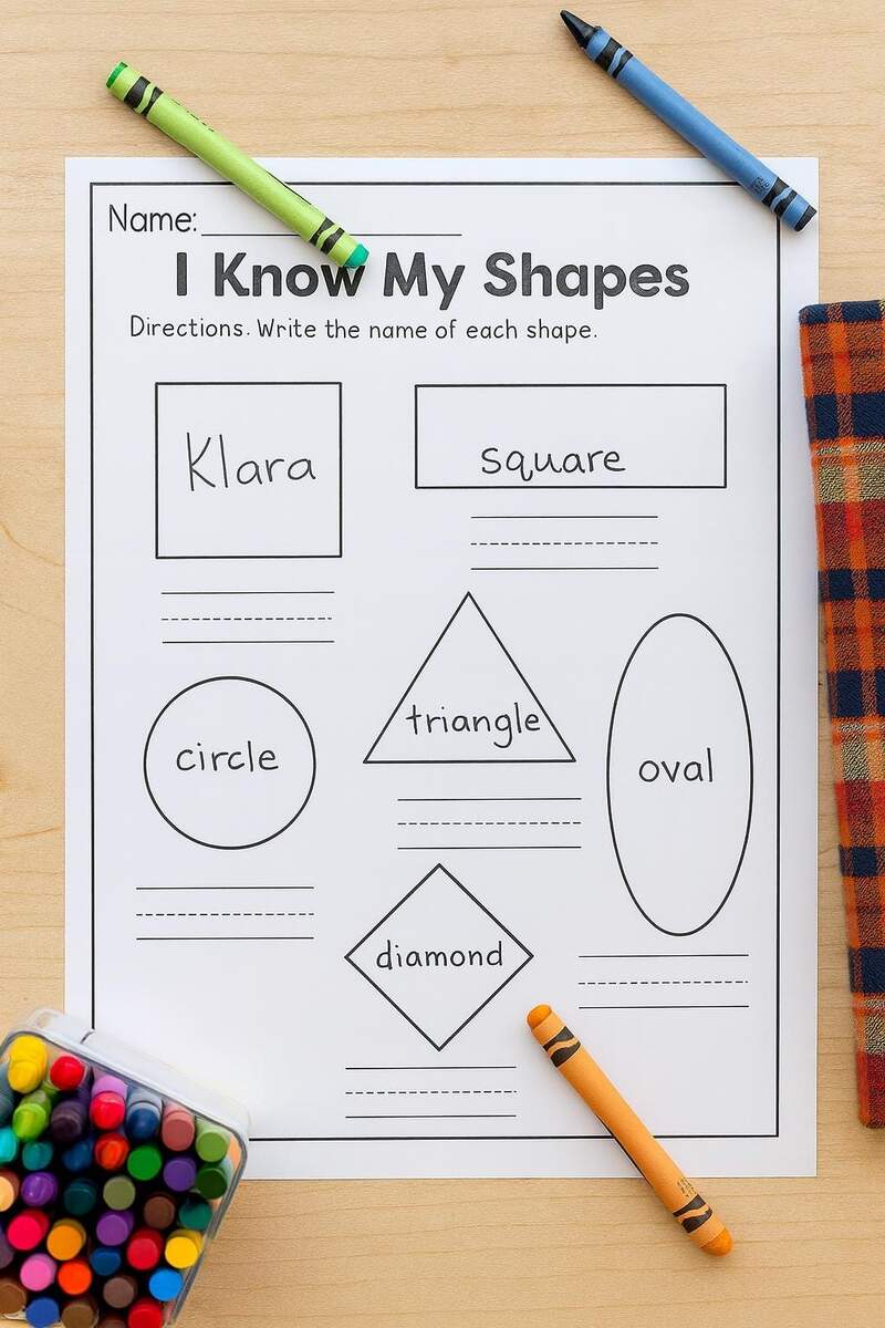 Printable I Know My Shapes Worksheet For Kids Early Learning Geometry Activity Etsy Israel Printable I Know My Shapes Worksheet For Kids Early Learning Geometry Activity Etsy Israel