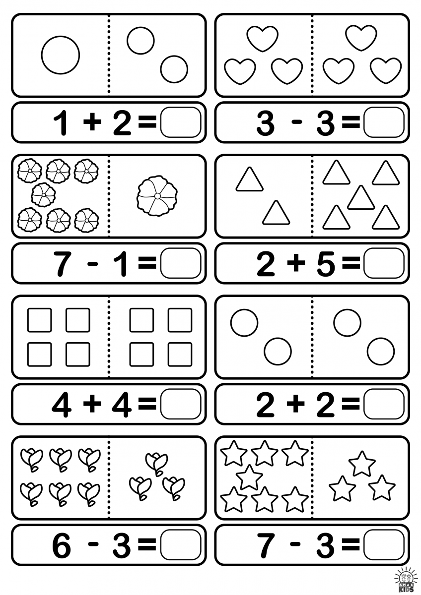 Free 1st Grade Math Worksheet Templates To Customize Canva